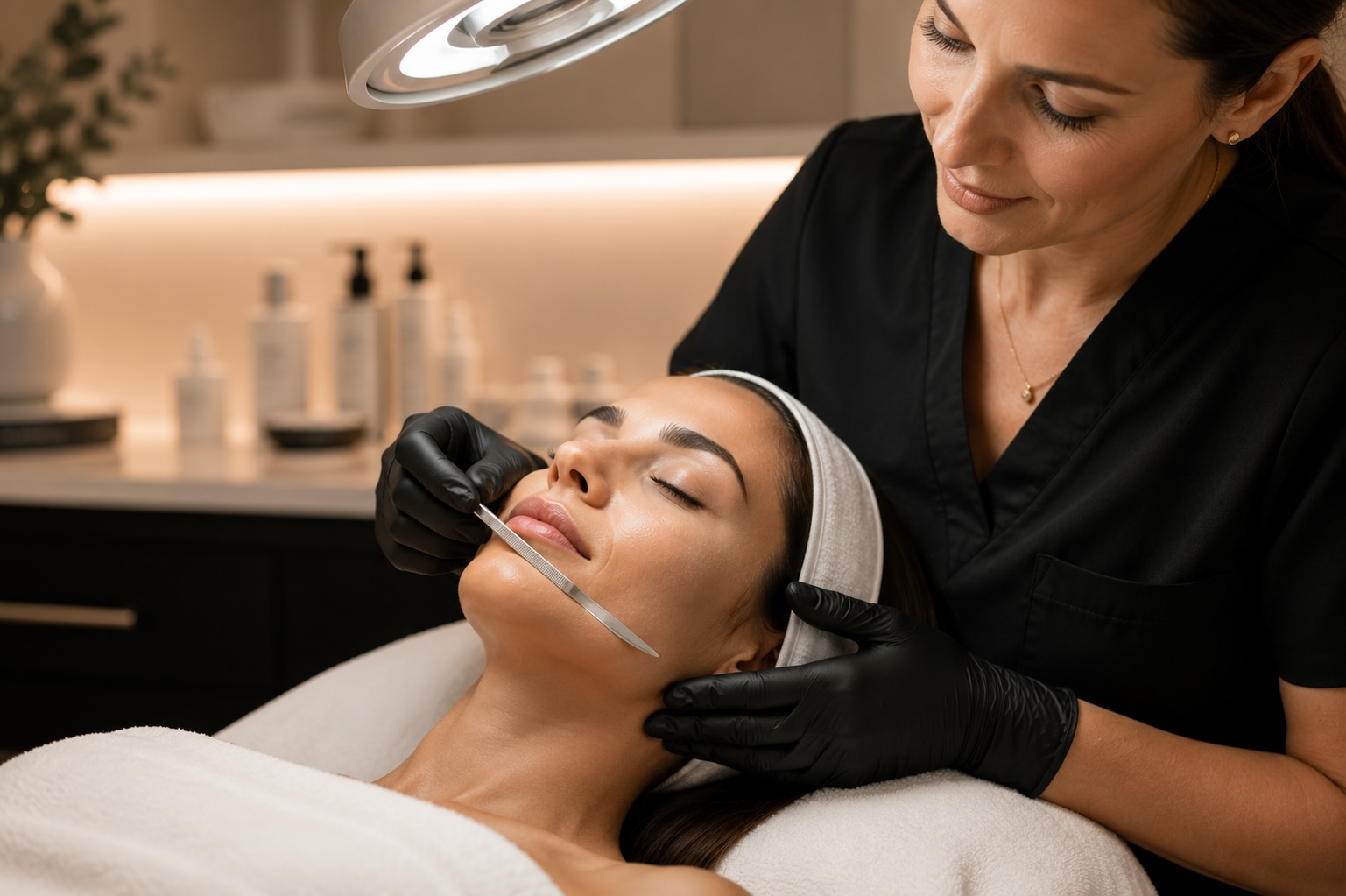 Dermaplaning treatment in Spring, TX