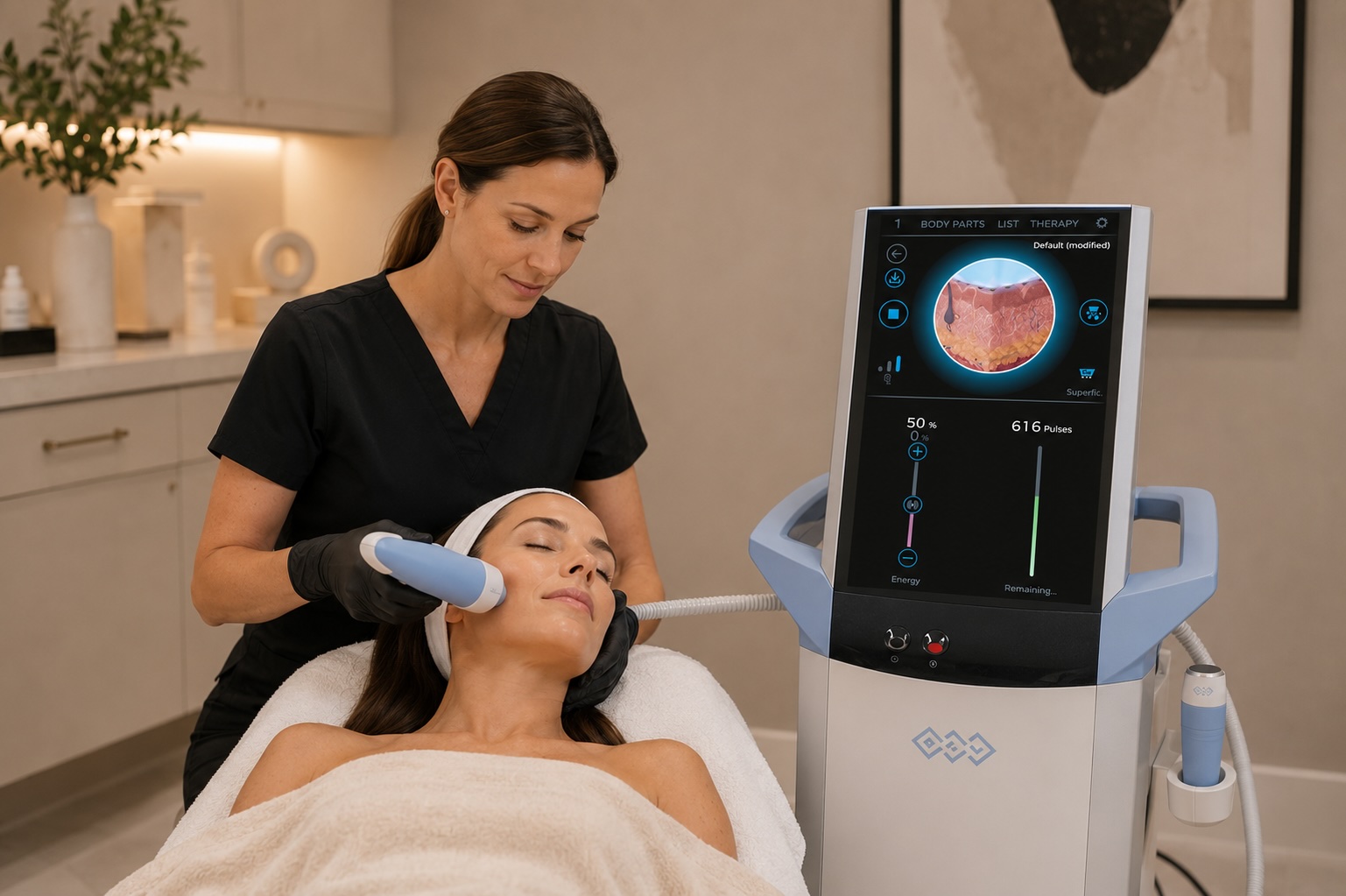 Exion RF microneedling treatment at SKIN 101 MedSpa